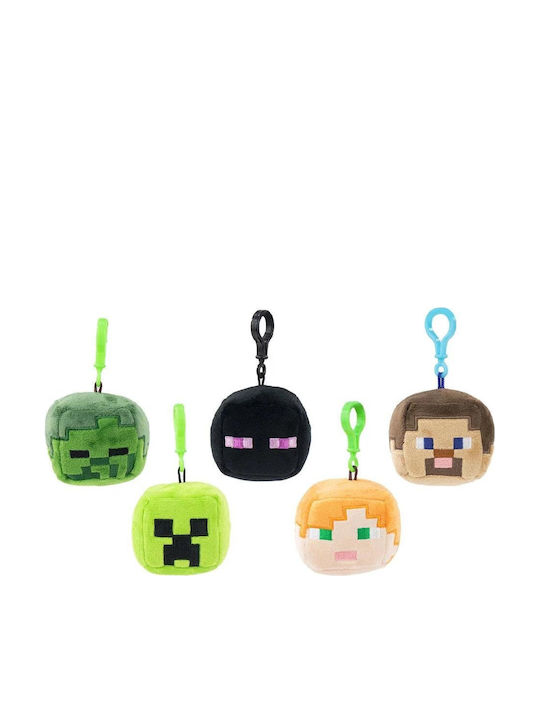 Minecraft Head Λούτρινο Μπρελόκ