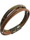 Kalliopi Silver Men's Bracelet from Stainless Steel 21cm