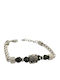 Kalliopi Silver Мъжка Гривна от Стомана 19см