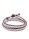 Theodora's Jewellery Women's Leather Bracelet Jt-B100151-Pink