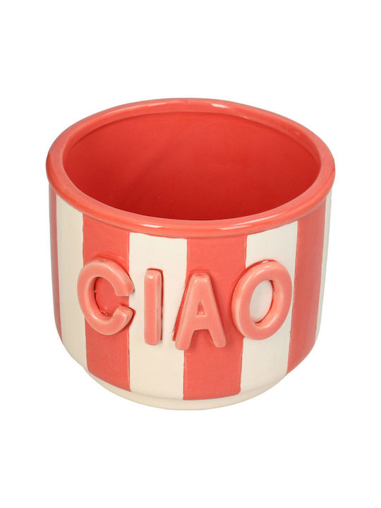 Koart Διακοσμητικό Βάζο Κεραμικό Ροζ 14x12xΥ14cm