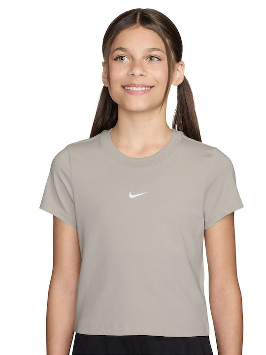 Nike Tricou Bej Pentru Copii Nsw Nsw