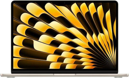 Apple MacBook Air 13,6" Panou IPS Ecran Retina (M5-10 Nuclee/16GB/512GB SSD/8-Core GPU) Starlight (Tastatură Română)