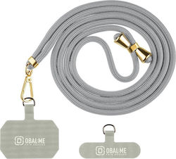 Obal:me Nackenriemen Allure Rope Handydekoration Hellgrau