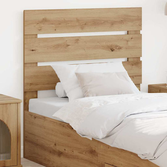 vidaXL Wooden Bed Headboard Brown 83x100cm