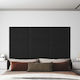 vidaXL Fabric Bed Headboard Black 60x30cm