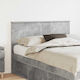 vidaXL Wooden Bed Headboard Gray 138x90cm