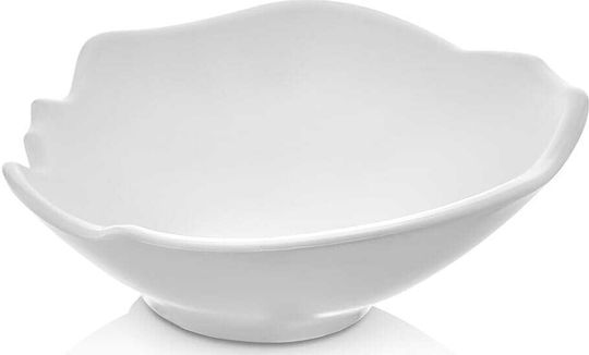 Yuk Serving Bowl Round Melamine White Diameter 20cm