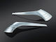 Kuryakyn Dekorative Kofferabdeckungen Harley-davidson Touring 14-20 Chrom Kuryakyn Tri-line Satteltaschenabdeckungen Chrom