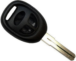 Carcasă Cheie Auto Tip Saab 3 Butoane Lamă Ym30 Carcasă Cheie Auto Tip Saab 3 Butoane Lamă Ym30
