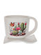 Iliadis Ceramic Multicolour Plant Pot 19x13x13cm