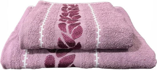 SpitiBazaar SpitiBazaar Badetücher Gesichtstuch 50x90cm Rosa Gewicht 400g/m²