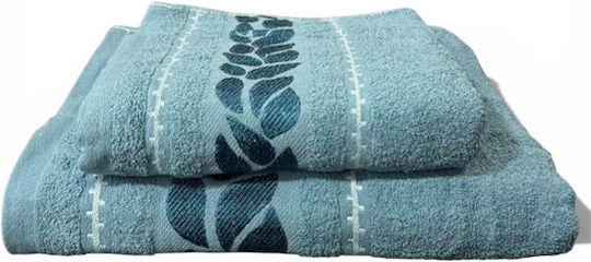 SpitiBazaar Face Towel Petrol Blue 2 Pieces Weight 400gsm