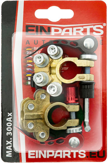 Einparts 12v 40a Car Battery Terminals Set Insulation Allen Key