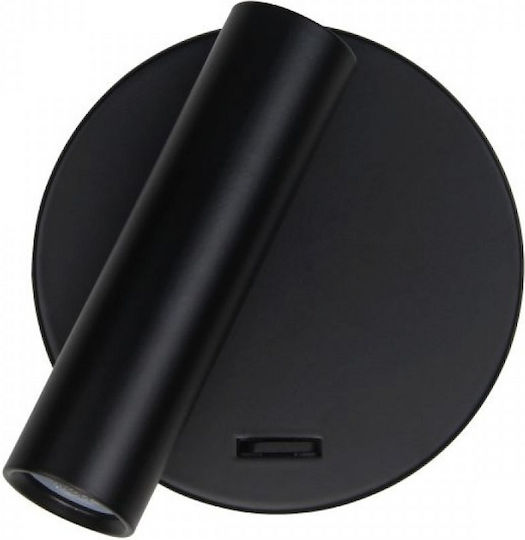 Spot Light LED Θερμό Λευκό Σποτ σε Μαύρο Χρώμα