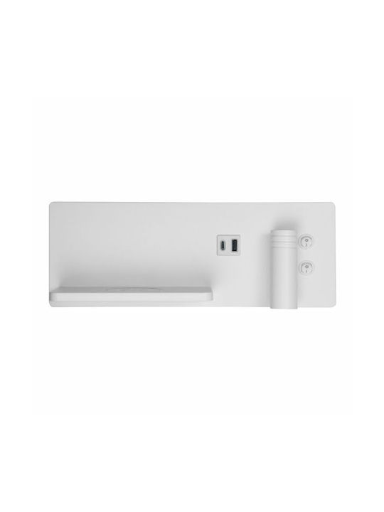 Spot Light LED Θερμό Λευκό Σποτ σε Λευκό Χρώμα