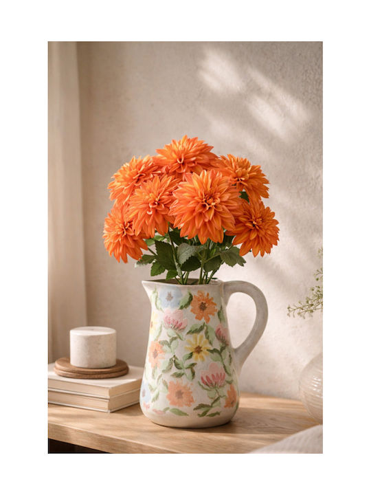 Orange Dahlia Flower Petal 20x15x67cm Monochrome Kaeming