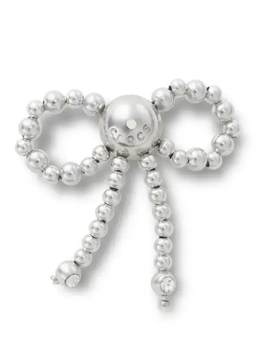 Crocs Jibbitz Charm Beaded Bow White