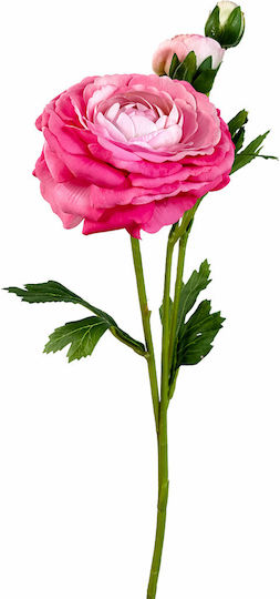 Koart Floare Artificială Rosa Fucsia Real Touch 45 Cm 1 Buc