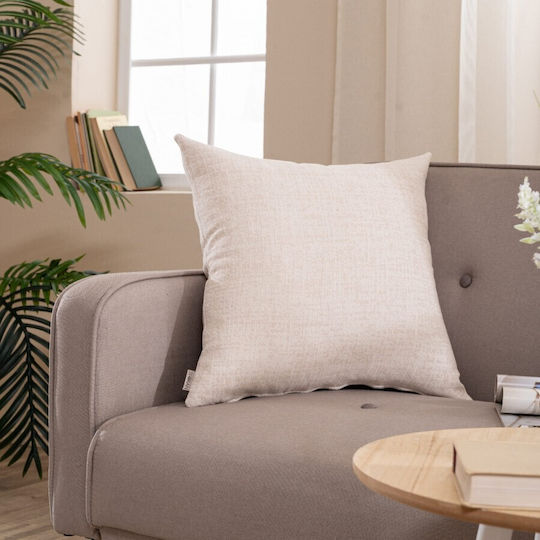 Teoran Decorative Pillow Case Ecru 65x65cm