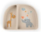 Done by Deer Children's Food Bowl Made of Beige Silicone