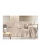 Guy Laroche Soho Ριχτάρι Πολυθρόνας Chenille 180x150εκ. Natural