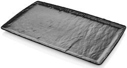 Πιατέλα Ορθογώνια Μελαμίνης Black Rock 1/1 53x32.5εκ