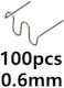 Ebest Plastic Welding Wire 0.6mm Set 100 Pieces