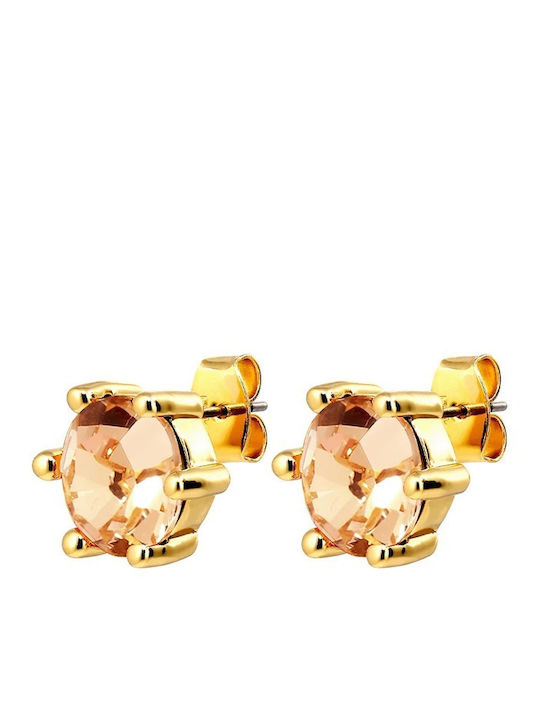 Dyrberg/Kern Earrings Made of Gold Plated Steel with Stones