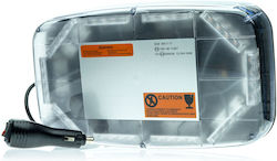 Einparts Faro Auto LED 12 / 24V Impermeabil cu Iluminare Portocalie