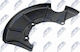 Έλασμα Πιτσιλίσματος Δισκόπλακα Vw Bora I 1998-2013 1.6l Sedan Vw Bora I 1998-2013 1.9l Sedan Vw Bora I 1998-2013 2.3l Sedan
