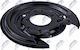 Splash Plate Brake Disc Toyota Corolla 2001-2007 1.4l Hatchback Toyota Corolla 2001-2007 1.8l Hatchback Toyota Corolla 2001-2007 1.6l Hatchback