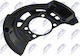 Έλασμα Πιτσιλίσματος Δισκόπλακα Toyota Prius 2015-0 1.8l Hatchback Toyota Prius Plus 2011-0 1.8l Mpv Toyota Rav 4 Iii 2005-2014 3.5l Suv