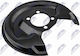 Splash Plate Brake Disc Toyota Yaris 2010-0 1.0l Hatchback Toyota Yaris 2005-2014 1.4l Hatchback Toyota Yaris 2010-0 1.8l Hatchback