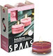 Spaas Aromatic Tealights In Pink Colour Up To 10 Hours Duration 12 Pieces
