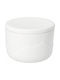 Raeder General Use Vase with Lid Made of Porcelain Transparent 9x9x6.8cm 1 Pieces
