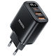Yesido Incarcator Fara Cablu cu 2 Porturi USB-A si Port USB-C 17W Negru