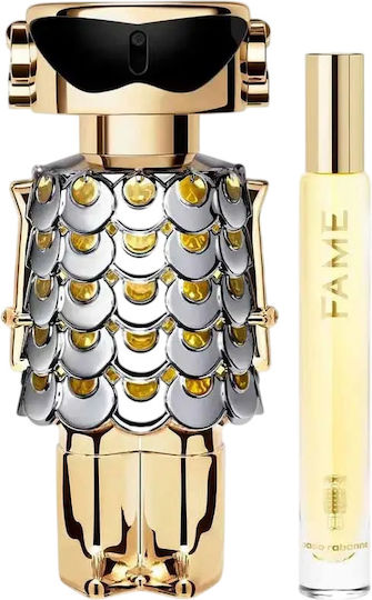 Set Paco Rabanne Fame Eau De Parfum Women 80 Ml + Fame Eau De Parfum Women 10 Ml