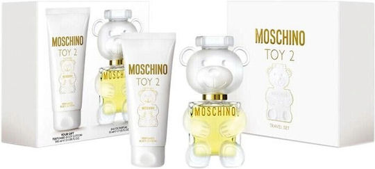 Set Moschino Toy 2 Eau de Parfum Pentru Femei 50 Ml + Toy 2 Loțiune de Corp Hidratantă 50 Ml