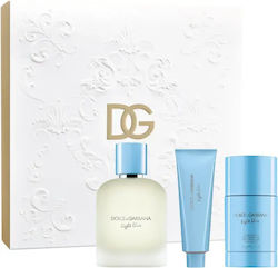 Dolce&gabbana Light Blue Pour Homme Edt Gift Set Men