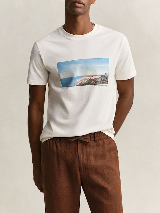 Gant T-shirt Cream