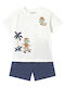 Kinderbekleidungssets mit Sommer Shorts 2 Stück Blau