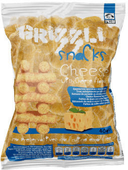 Grizzli Снак Царевица Вкус Сирене 40гр 3-65165
