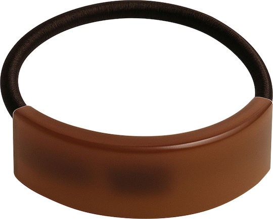 Casual Elastic Hair Curved Sweet Pearlised Sober Brown Sleeve