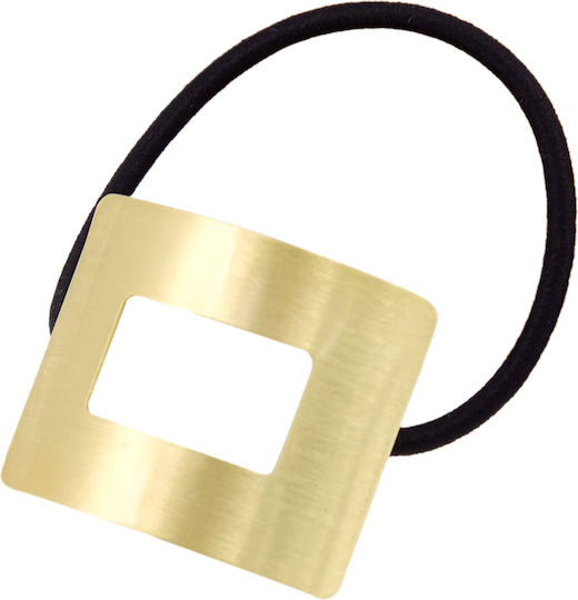 Elastic Casual Hair Square Hooped Sleeve Gold