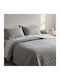 Kipper Flex Coverlet Double Microfiber Gray 220x240cm