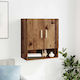 vidaXL vidaXL Badezimmerschrank 60x31x70cm Braune