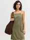 Summer Dress Dusty Olive