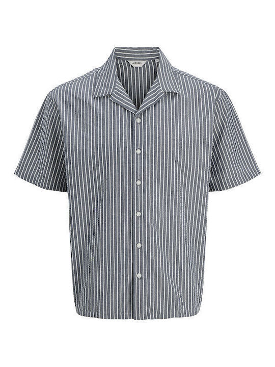 Short Sleeve Shirt Blue 12289647-Navy Blazer