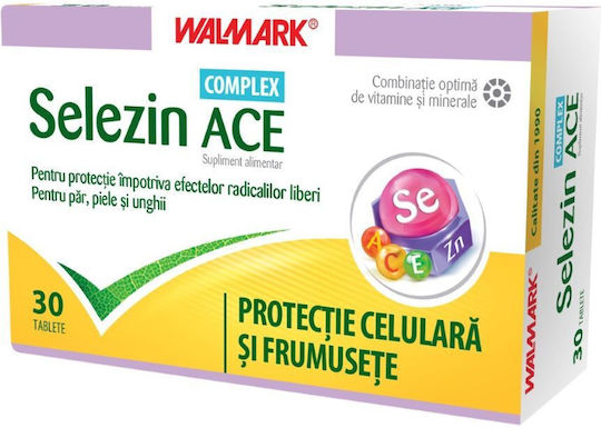 Walmark Selezin Ace 15mg Besondere Nahrungsergänzungsmittel für die Stärkung des Immunsystems 30 Tabletten